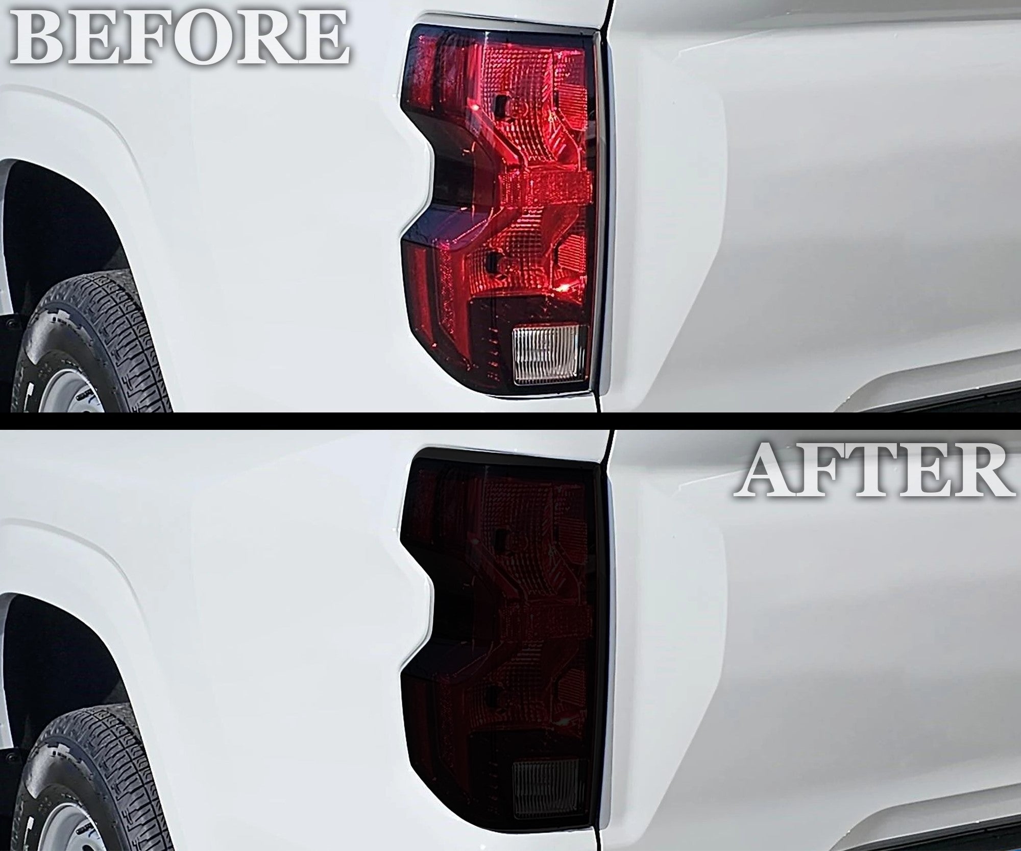 Full Headlight Taillight Precut Smoked PPF Tint Kit Film Overlay Fits Chevrolet Colorado 2023 - 2025 - Bogar Tech Designs