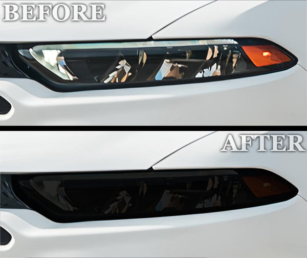 Full Headlight Taillight Precut Smoked PPF Tint Kit Film Overlay Fits Dodge Hornet 2023 - 2025 - Bogar Tech Designs