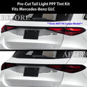 Full Headlight Taillight Precut Smoked PPF Tint Kit Film Overlay Fits Mercedes Benz GLC 2023-2025