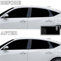 Acura Integra 2023-2026 Window Trim Blackout Chrome Delete Kit – Precut Gloss Black Vinyl Overlays