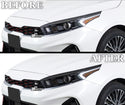 Full Headlight Taillight Precut Smoked PPF Tint Kit Film Overlay Fits Kia Forte 2019 - 2024 - Bogar Tech Designs