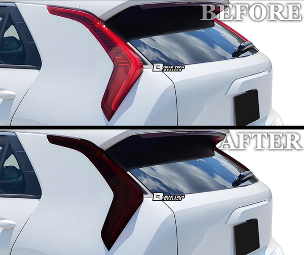 Full Headlight Taillight Precut Smoked PPF Tint Kit Film Overlay Fits Kia Niro 2023 - 2025 - Bogar Tech Designs