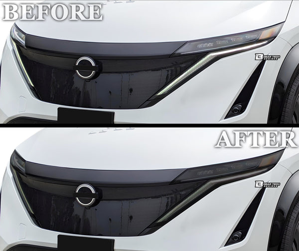 Full Headlight Taillight Precut Smoked PPF Tint Kit Film Overlay Fits Nissan Ariya