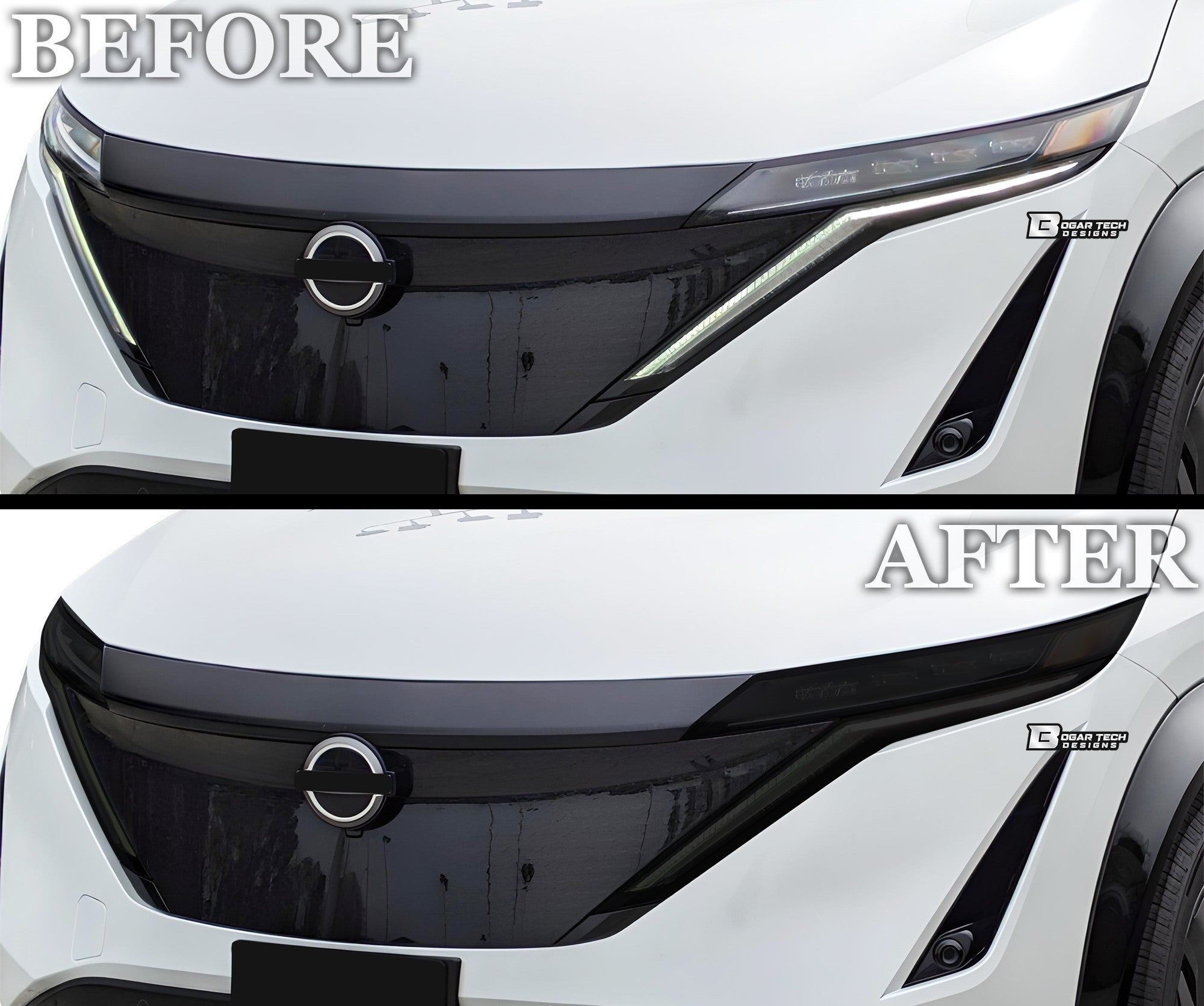 Nissan Ariya 2023-2025 Dark Smoke Headlight & Taillight Tint Kit