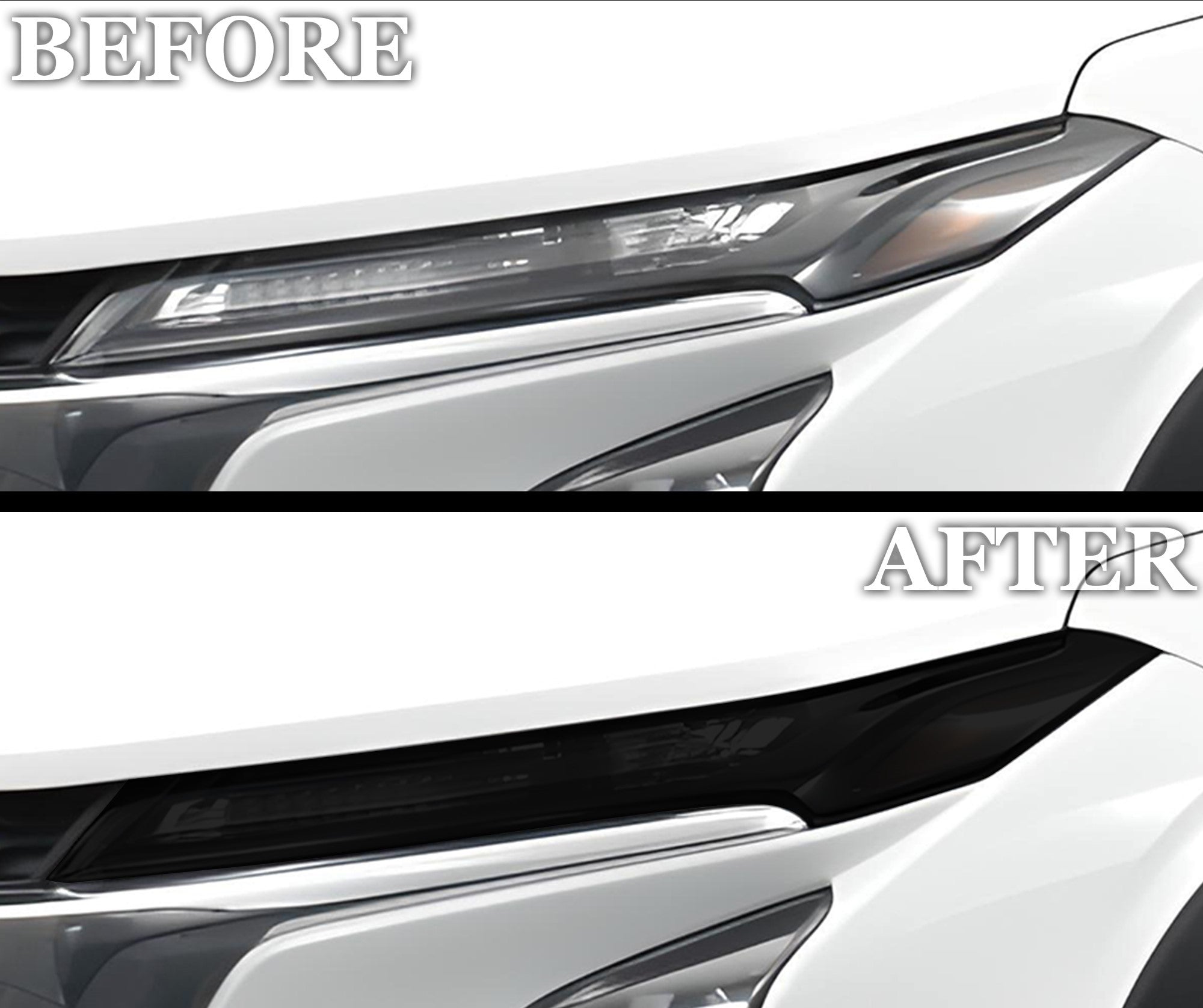 Full Headlight Taillight Precut Smoked PPF Tint Kit Film Overlay Fits Chevrolet Trax 2024 - 2025 - Bogar Tech Designs