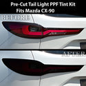 Full Headlight Taillight Precut Smoked PPF Tint Kit Film Overlay Fits Mazda Cx - 90 2024 - 2025 - Bogar Tech Designs