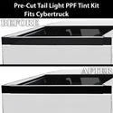Full Headlight Taillight Precut Smoked PPF Tint Kit Film Overlay Fits Tesla Cybertruck - Bogar Tech Designs