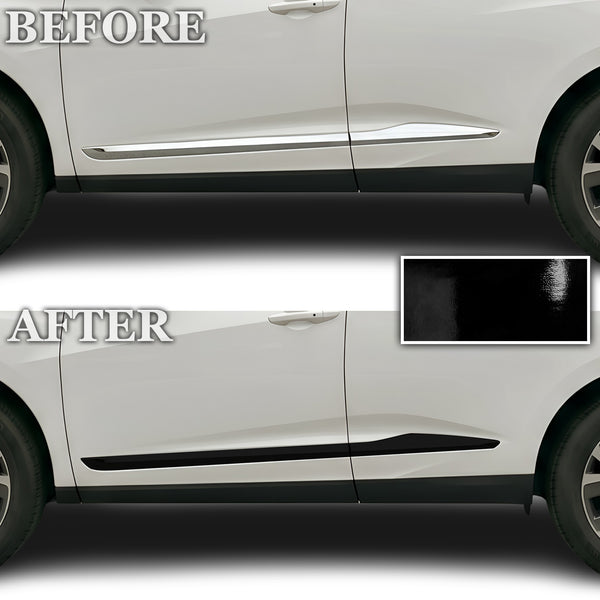 Acura RDX 2019-2026 Blackout Chrome Delete Kit - Precut Gloss Black Vinyl Overlays