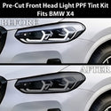 BMW X4 2022–2025 Dark Smoke Headlight & Taillight Tint Kit – Precut Vinyl Lens Overlays