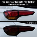 Buick Encore GX 2024–2026 Dark Smoke Headlight & Taillight Tint Kit – Precut Vinyl Lens Overlays