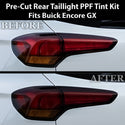 Buick Encore GX 2024–2026 Dark Smoke Headlight & Taillight Tint Kit – Precut Vinyl Lens Overlays