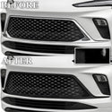 Buick Encore GX 2020-2026 Front Grille Blackout Chrome Delete Kit – Precut Gloss Black Vinyl Overlays