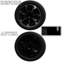 Fits Cadillac Escalade IQ 2025-2026 Vinyl Chrome Delete Grille Blackout Decal Stickers Overlay Film