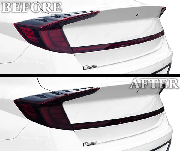Full Headlight Taillight Precut Smoked PPF Tint Kit Film Overlay Fits Hyundai Sonata 2020 - 2023 - Bogar Tech Designs