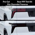 Fits Chevrolet Traverse 2024-2026 Full Headlight Taillight Precut Smoked PPF Tint Kit Film Overlay