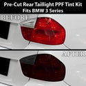 Fits BMW 3 Series 2006-2008 Full Headlight Taillight Precut Smoked PPF Tint Kit Film Overlay
