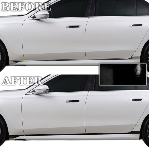 BMW 7 Series 2023-2026 Blackout Chrome Delete Kit – Precut Gloss Black Vinyl Overlays
