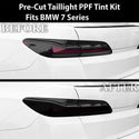 Fits BMW 7 Series 2023 - 2025 Full Headlight Taillight Precut Smoked PPF Tint Kit Film Overlay - Bogar Tech Designs