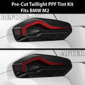 Fits BMW M2 2023 - 2025 Full Headlight Taillight Precut Smoked PPF Tint Kit Film Overlay - Bogar Tech Designs