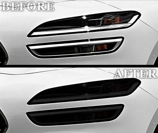 Fits Genesis G70 2022 - 2025 Full Headlight Taillight Precut Smoked PPF Tint Kit Film Overlay - Bogar Tech Designs