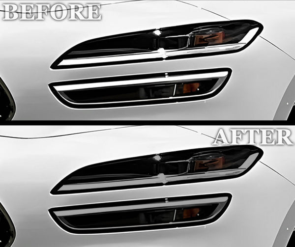 Fits Genesis G70 2022 - 2025 Full Headlight Taillight Precut Smoked PPF Tint Kit Film Overlay - Bogar Tech Designs