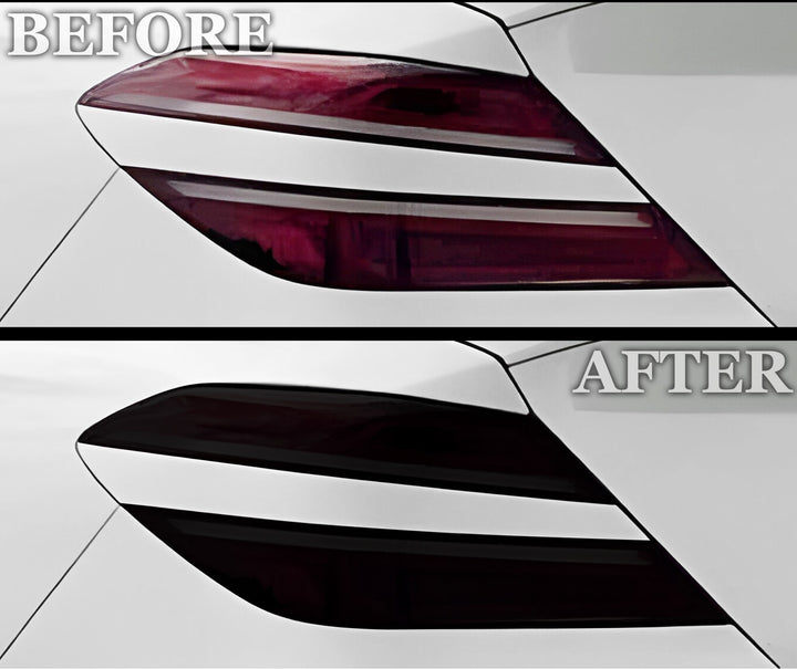 Fits Genesis G70 2022 - 2025 Full Headlight Taillight Precut Smoked PPF Tint Kit Film Overlay - Bogar Tech Designs