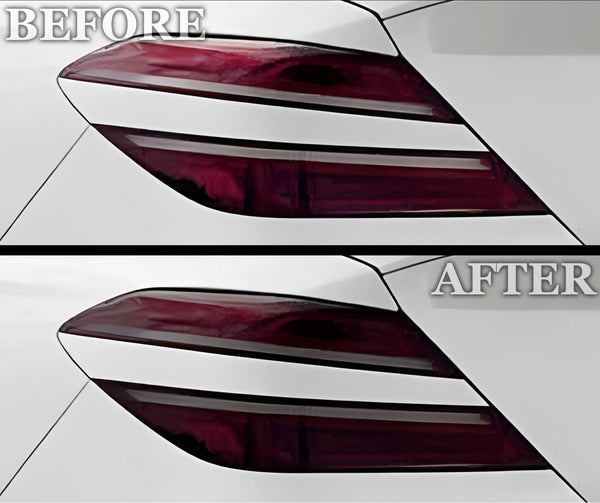 Fits Genesis G70 2022 - 2025 Full Headlight Taillight Precut Smoked PPF Tint Kit Film Overlay - Bogar Tech Designs