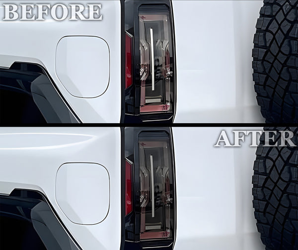 Fits GMC Hummer EV 2023-2025 Full Headlight Taillight Precut Smoked PPF Tint Kit Film Overlay