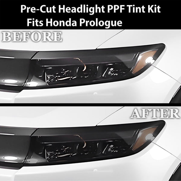 Fits Honda Prologue 2024 - 2025 Full Headlight Taillight Precut Smoked PPF Tint Kit Film Overlay - Bogar Tech Designs