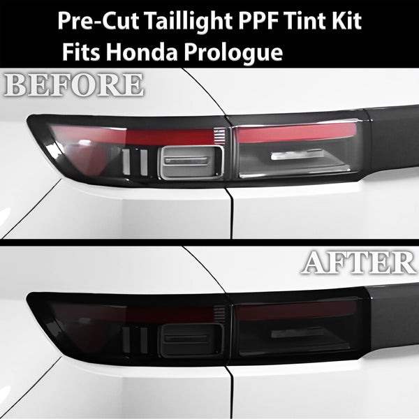 Fits Honda Prologue 2024 - 2025 Full Headlight Taillight Precut Smoked PPF Tint Kit Film Overlay - Bogar Tech Designs