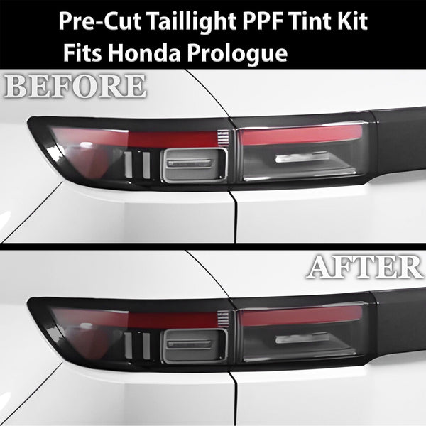 Fits Honda Prologue 2024 - 2025 Full Headlight Taillight Precut Smoked PPF Tint Kit Film Overlay - Bogar Tech Designs