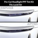 Fits Lucid Air Full Headlight Taillight Precut Smoked PPF Tint Kit Film Overlay 2022-2025