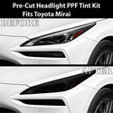 Fits Toyota Mirai 2021 - 2025 Full Headlight Taillight Precut Smoked PPF Tint Kit Film Overlay - Bogar Tech Designs