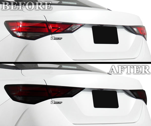 Full Headlight Taillight Precut Smoked PPF Tint Kit Overlay Film Fits Nissan Sentra 2020 - 2025 - Bogar Tech Designs