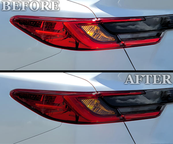 Fits Toyota Camry 2025+ Full Headlight Taillight Precut Smoked PPF Tint Kit Film Overlay 2025 - 2026 - Bogar Tech Designs