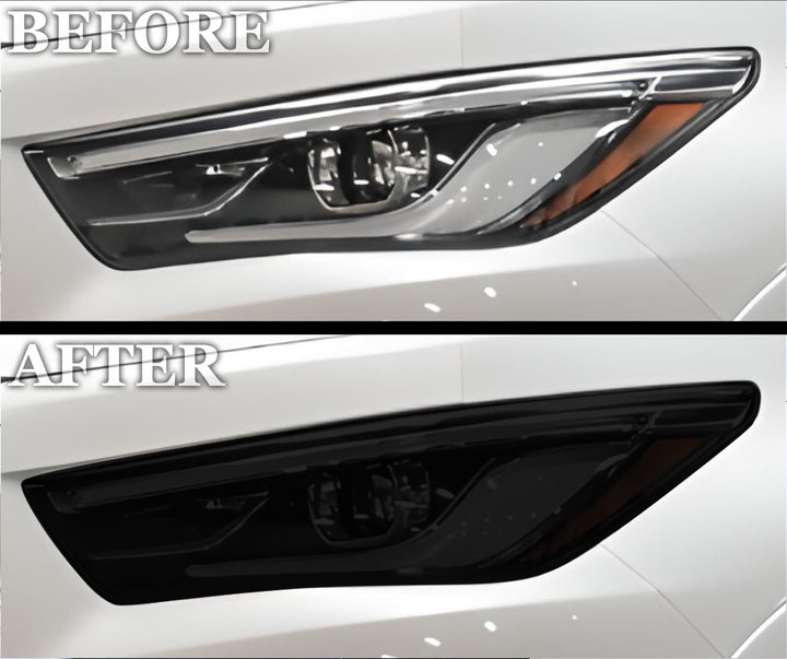 Full Headlight Taillight Precut Smoked PPF Tint Kit Film Overlay Fits Infiniti QX80 2018 - 2024 - Bogar Tech Designs