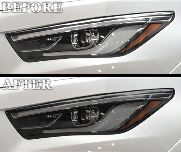 Full Headlight Taillight Precut Smoked PPF Tint Kit Film Overlay Fits Infiniti QX80 2018 - 2024 - Bogar Tech Designs