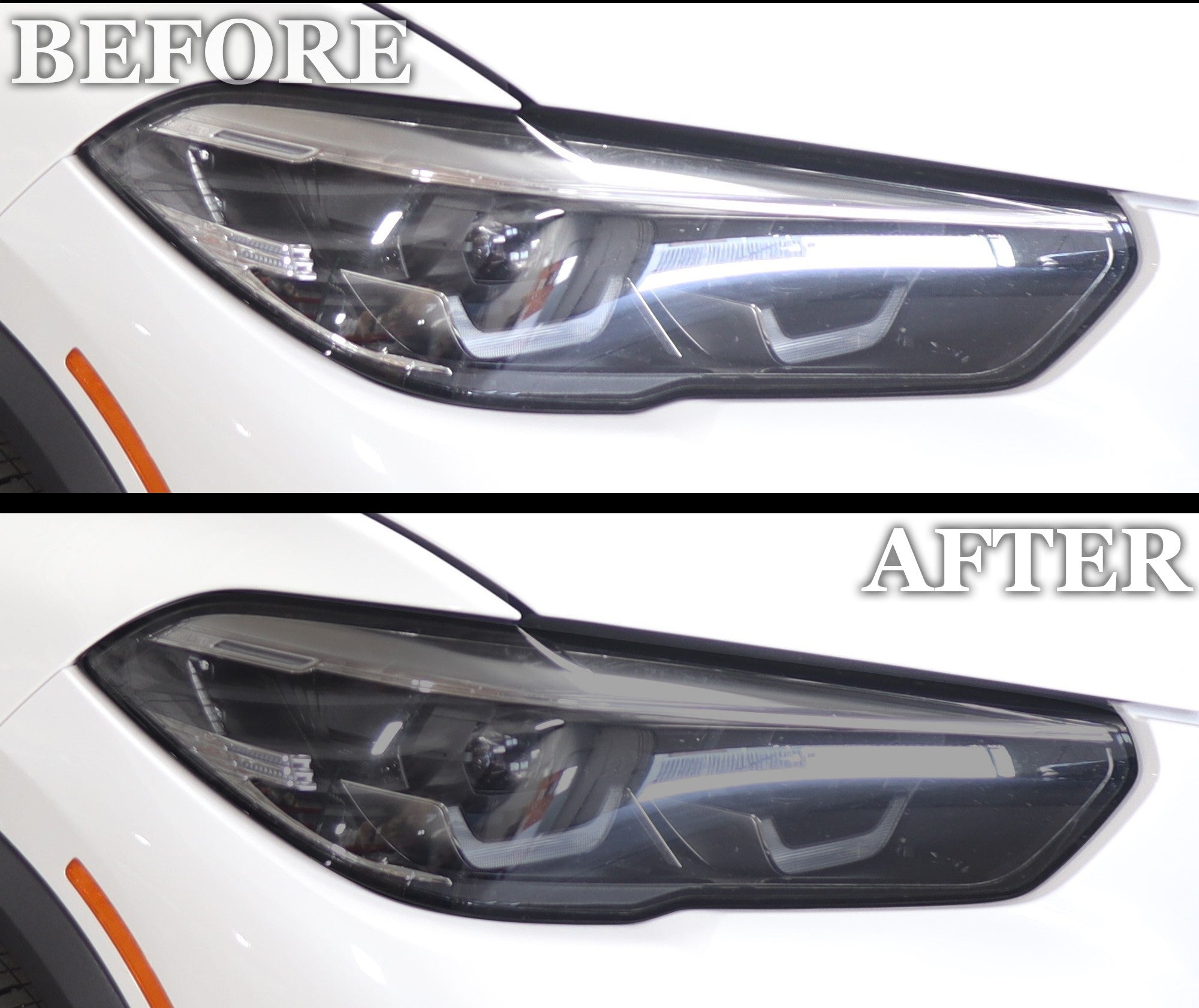Full Headlight Taillight Precut Smoked PPF Tint Kit Film Overlay Fits BMW X5 2019 - 2023 - Bogar Tech Designs
