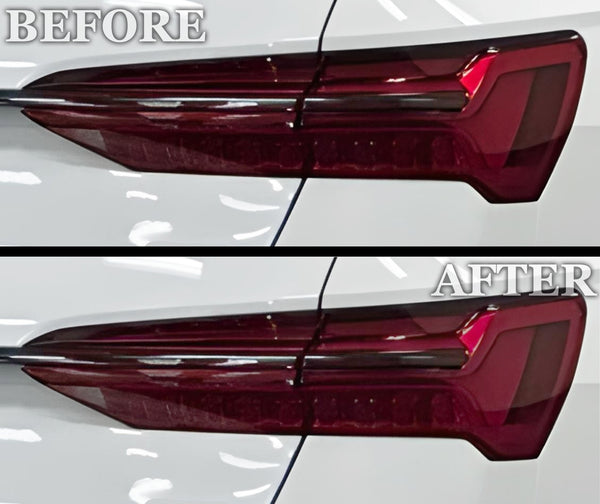 Full Headlight Taillight Precut Smoked PPF Tint Kit Film Overlay Fits Audi A6 S6 2019 - 2025 - Bogar Tech Designs