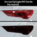 Full Headlight Taillight Precut Smoked PPF Tint Kit Film Overlay Fits Audi Q3 2019 - 2024 - Bogar Tech Designs
