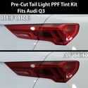 Full Headlight Taillight Precut Smoked PPF Tint Kit Film Overlay Fits Audi Q3 2019 - 2024 - Bogar Tech Designs