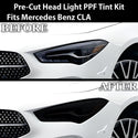 Full Headlight Taillight Precut Smoked PPF Tint Kit Film Overlay Fits Mercedes Benz CLA Class 2020 - 2024 - Bogar Tech Designs