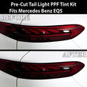 Full Headlight Taillight Precut Smoked PPF Tint Kit Film Overlay Fits Mercedes Benz EQS 2022 - 2025 - Bogar Tech Designs