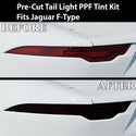 Full Headlight Taillight Precut Smoked PPF Tint Kit Film Overlay Fits Jaguar F - Type 2021 - 2024 - Bogar Tech Designs