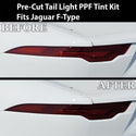 Full Headlight Taillight Precut Smoked PPF Tint Kit Film Overlay Fits Jaguar F - Type 2021 - 2024 - Bogar Tech Designs