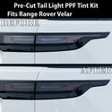 Full Headlight Taillight Precut Smoked PPF Tint Kit Film Overlay Fits Land Rover Range Rover Velar 2018+ - Bogar Tech Designs