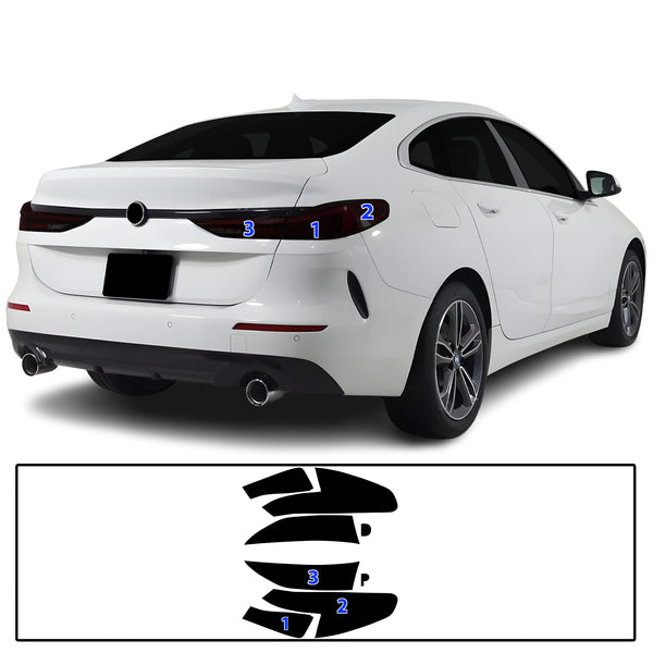 BMW 2 Series 2020–2024 Dark Smoke Headlight & Taillight Tint Kit – Precut Vinyl Lens Overlays