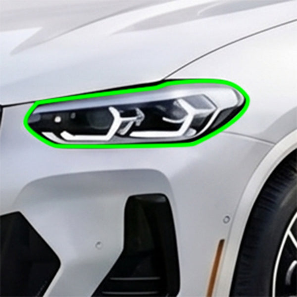 BMW X4 2022–2025 Dark Smoke Headlight & Taillight Tint Kit – Precut Vinyl Lens Overlays