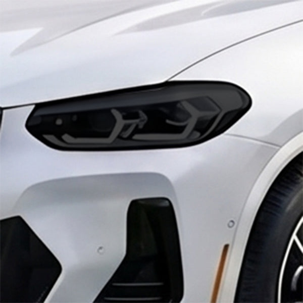 BMW X4 2022–2025 Dark Smoke Headlight & Taillight Tint Kit – Precut Vinyl Lens Overlays