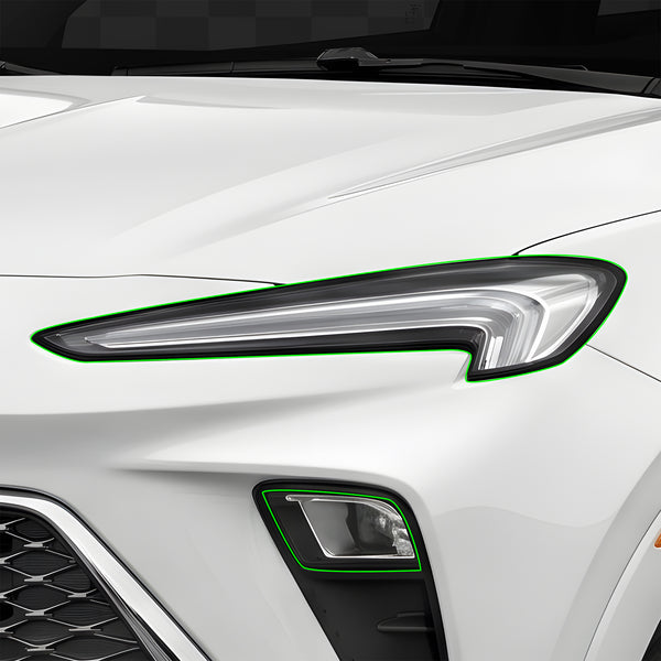 Buick Encore GX 2024–2026 Dark Smoke Headlight & Taillight Tint Kit – Precut Vinyl Lens Overlays